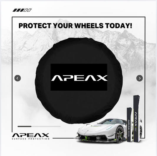 Nylon Car Wheel Cover Set (4pcs) – Available in 80x80cm or 65x65cm – Durable Protection for Your Wheels